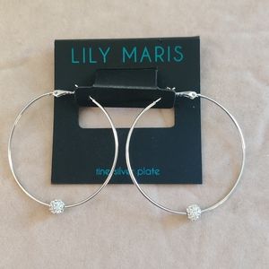 Lily Maris disco ball hoops